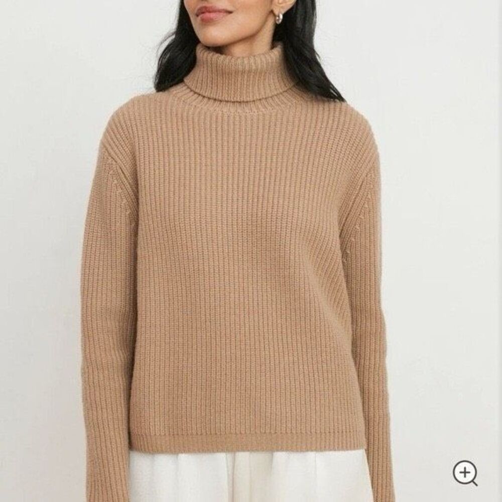 Jenni Kayne Tan Turtleneck Sweater